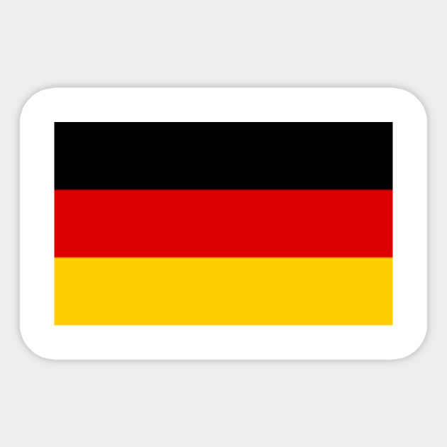 German Flag. Flag of Germany German Flag Sticker TeePublic